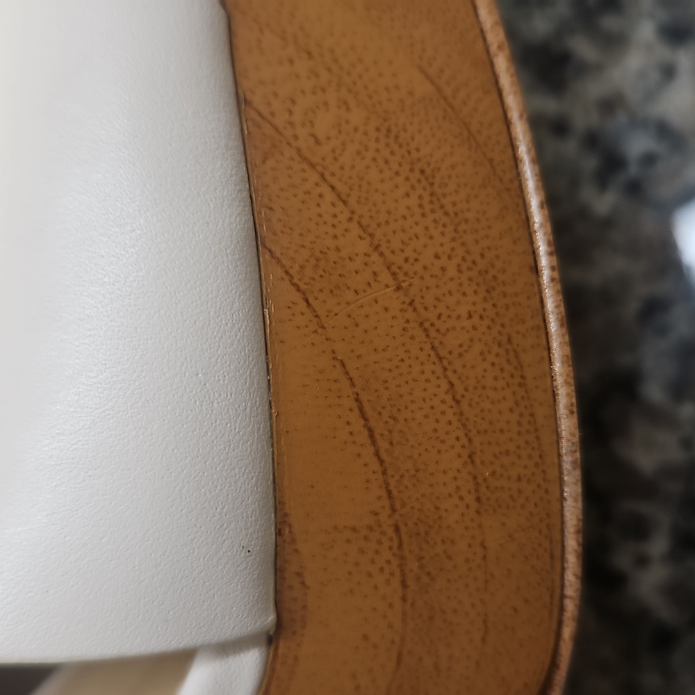Michael Kors Josephine Wedge White and Tan Wedge Sandals Nwt 10 - Picture 9 of 9